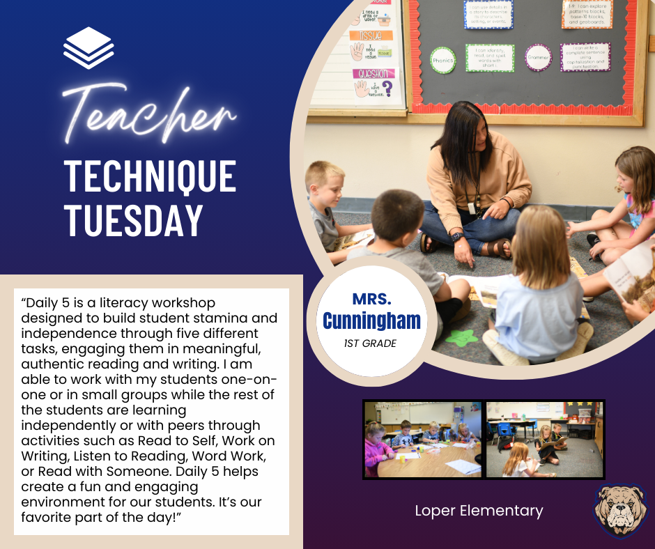 Daily 5 with Mrs. Cunningham Loper Elementary School