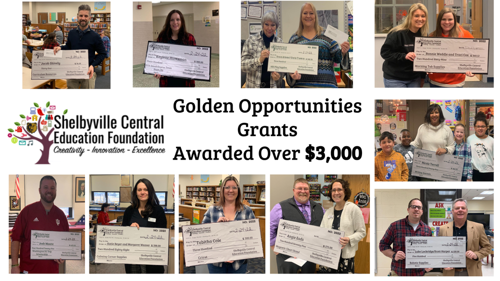 Shelbyville Central Education Foundation Grant Awards