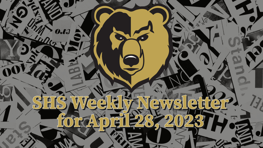 SHS Weekly Newsletter