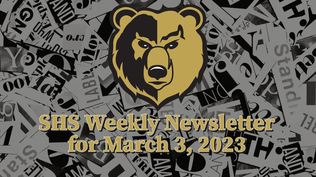 SHS Newsletter